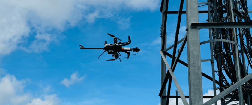 Cell Tower Inspection by Drones